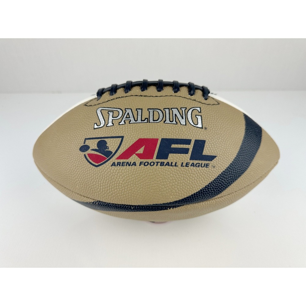 Spalding AFL Arena Football League Official Size Football Brown White Black